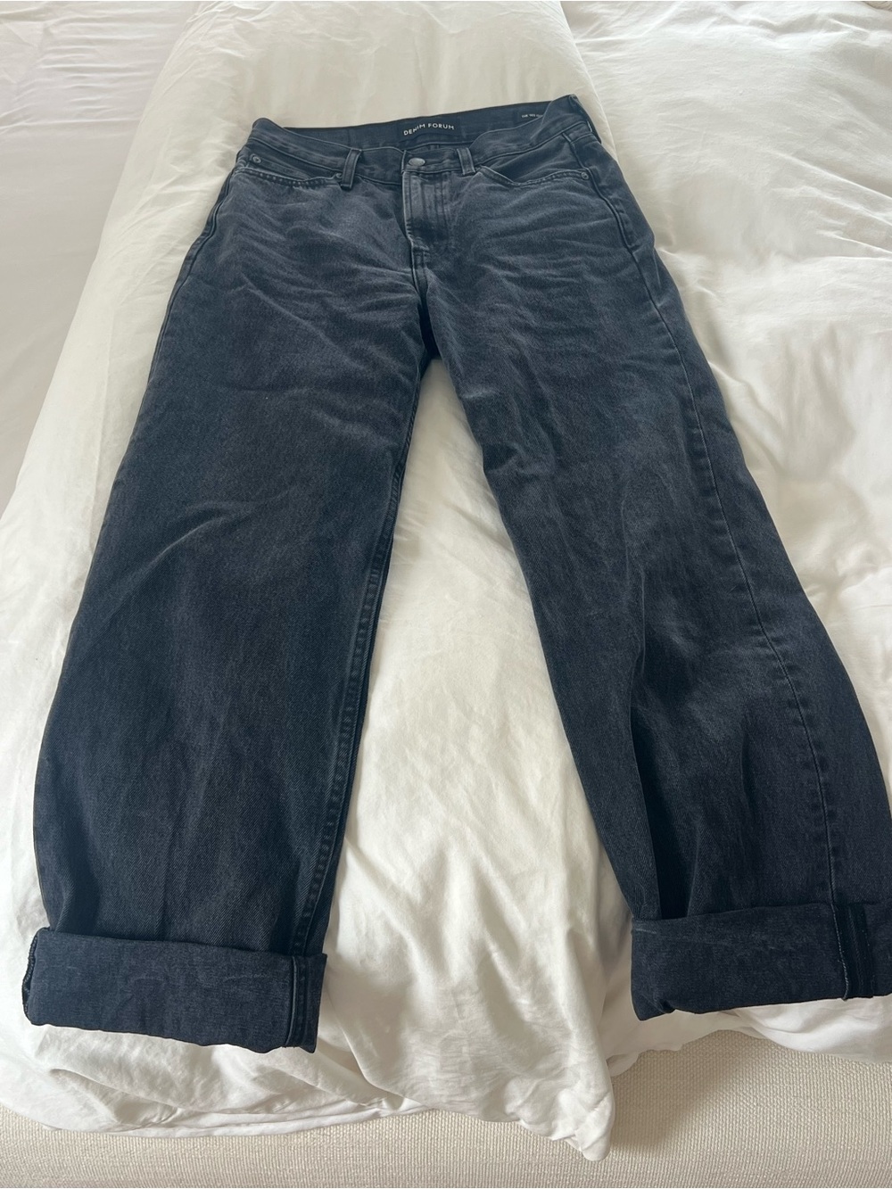 Demin forum lo-rise baggy jean